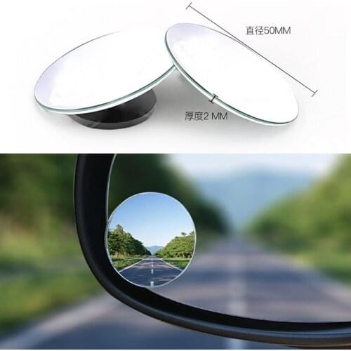 Car 360 Wide Angle Round Convex Mirror Car Vehicle Side Blindspot Blind Spot Mirror for Acura RLX CL EL CSX ILX MDX NSX RDX RL S
