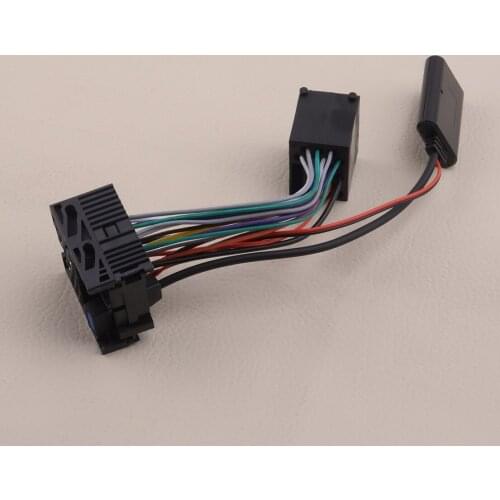 Car Bluetooth AUX Audio Radio Lossless Cable Adapter 5-12V 10Pin Fit For BMW 3 E46 2003 2004 2005 2006