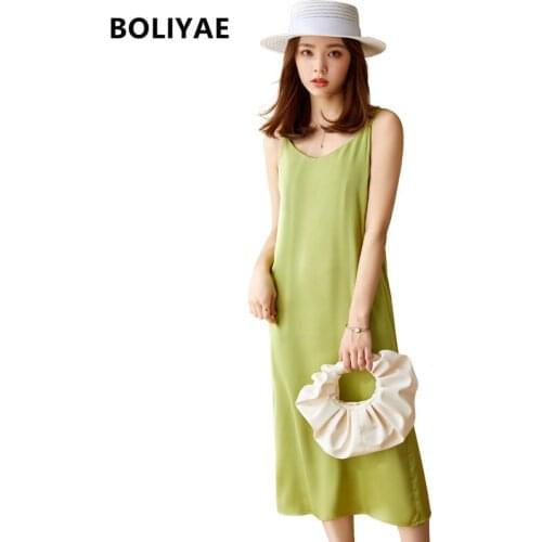 BOLIYAE Summer Dresses With Sleeves