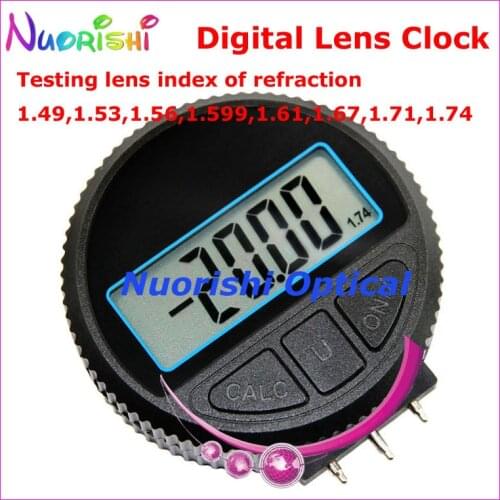 E2706 Digital Curve Clock radian apparatus testing the lens index of refraction 1.49,1.53,1.56,1.599,1.61,1.67,1.71,1.74