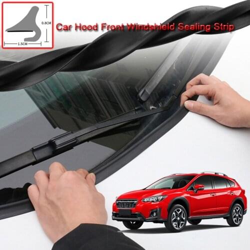 For Subaru XV 2014-2020 DIY Car Seal Strip Windshied Spoiler Filler Protect Edge Weatherstrip Strips Sticker Auto Accessories