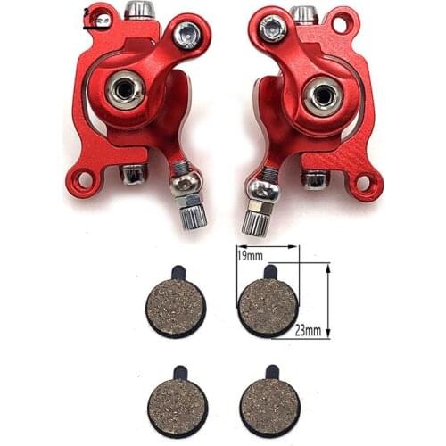 Electric scooter Front brake and Rear brake with Brake Pads For ZOOM Disc Brake for Electric scooter 10 inch electric
