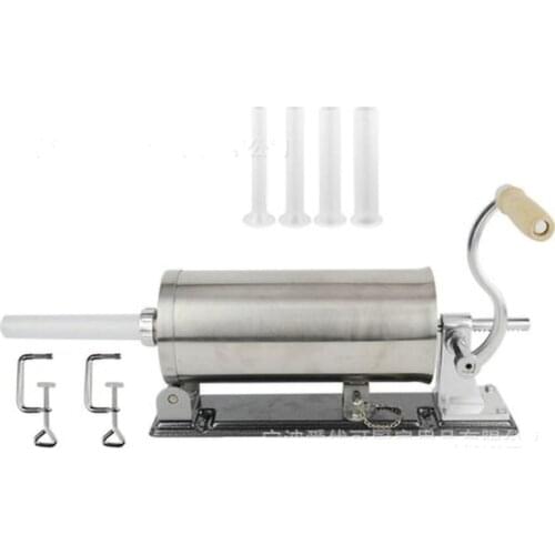 Stainless Steel Sausage Meat Stuffer Horizontal Sausage Maker Homemade Kitchen Meat Sausage Maker