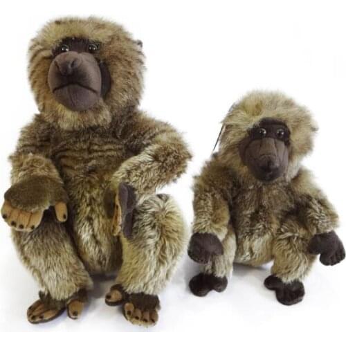 Simulation Baboons Doll Toy Pillow African Wildlife Large Dolls Cute Plush Animals Toys Gifts