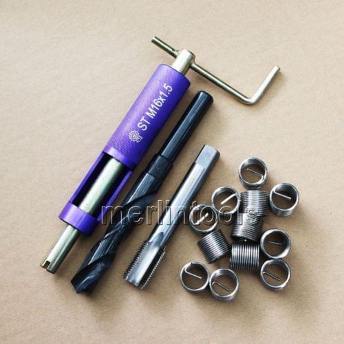 Helicoil Thread Repair Kit M16 x 1.5 Drill and Tap Insertion tool