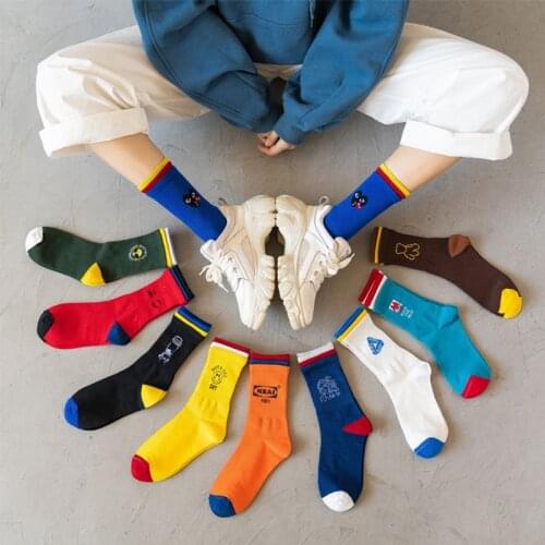 Socks Womens Kawaii Clothing Sailor Moon Long With Print Knee Harajuku Japanese Style Winter Warm High Cotton Fashion Funny Set