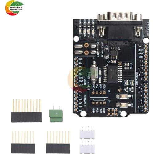 Ziqqucu MCP2515 CAN Controller Shield FOR Arduino R3 Study Expansion UART I2C IIC interface SPI Interface 30mA Board Module