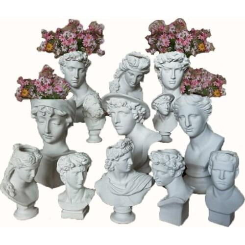 Nordic Home Decoration Accessories Arrangement Original Imitation Gypsum Home Decoration Vase Marseille Ariadne Vases