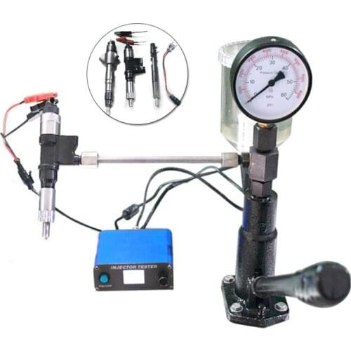 Black Piezo Injector Nozzle Tester S60H Validator and 110V & 220V Common Rail Diesel Fuel Injection Tester Machine CRI800