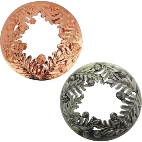 Vintage Scented Candle Lid Leaf Patterns Hollow Storage Candle Top Cover Table Centerpiece Wedding Jar Candle Topper