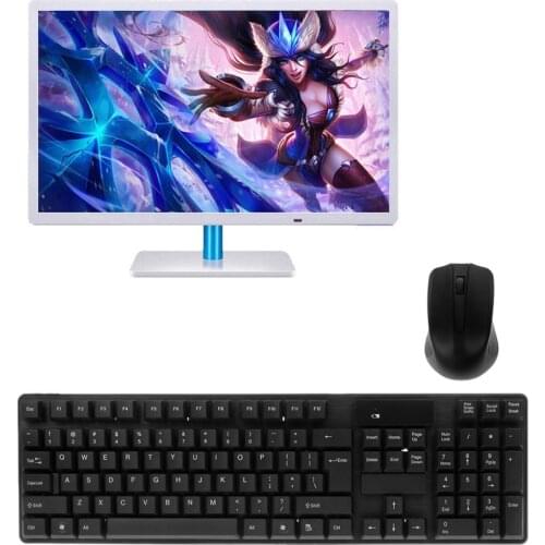 High Quality 2.4GHz Wireless Keyboard Optical Mouse Combo Kit For Laptop Desktop Computer Feb24