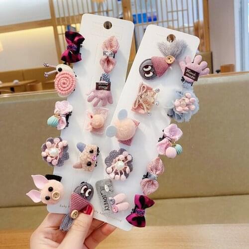 Children Baby Cute Candy Cartoon Fresh Fruit Bow Flower Ornament Hair Clips Girls Lovely Barrettes Hairpins Kid Hair Accessories