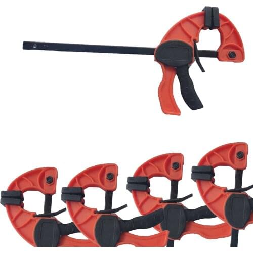 5/4/3pcs New design F clip Quick Ratchet F Clamp Heavy Duty Wood Working Work Bar Clamp Clip Kit Woodworking clamping