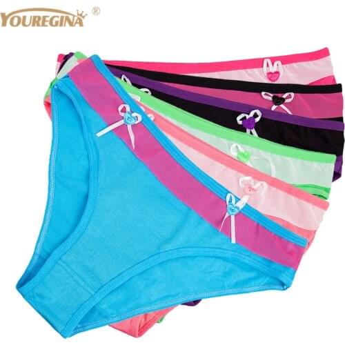 Cotton Panties Culotte Femme Sexy Women Underwear Patchwork Lace Panties Ladies Briefs Knicker Intimates 6 pcs/lot