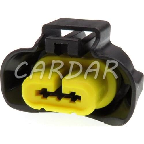 1 Set 2 Pin ST090521-01 Automotive Fog Lamp Socket Foglight HeadLight Waterproof Plug For Nissan Peugeot Natchie