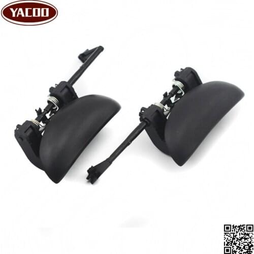 1PAIR FRONT EXTERIOR DOOR HANDLE FOR PEUGEOT 206 207