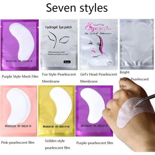 20 PCS Cosmetic Protein Eye Paste Grafting False Eyelashes Eye Mask Grafting Eyelashes Paste Makeup