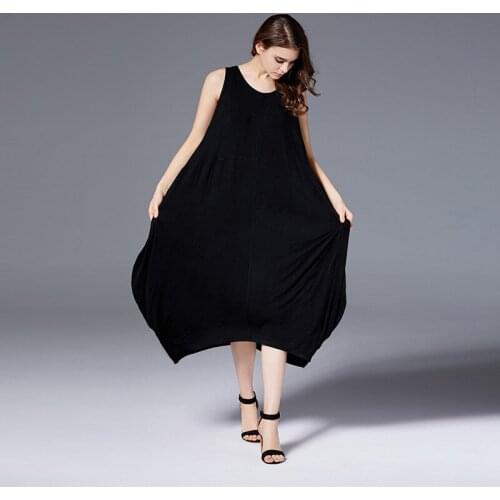 2020 RT1 Bigsweety Plus Size Dresses For Women Casual Loose Half Sleeve Crew Neck Dress Ladies Oversized Dress Beach