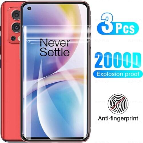 3Pcs Hydrogel Protector Film For Oneplus Nord 2 5G On One Plus Nord2 Protective Phone Transparent HD Safety Screen Cover Film