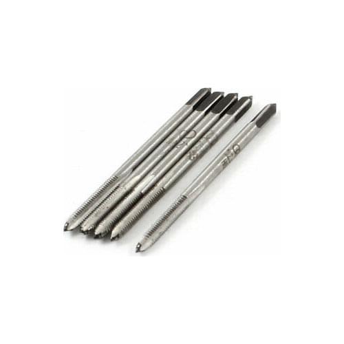 5 Pcs 2.5mm Cutting Dia 3 Flutes HSS Machine Screw Thread Taper Taps