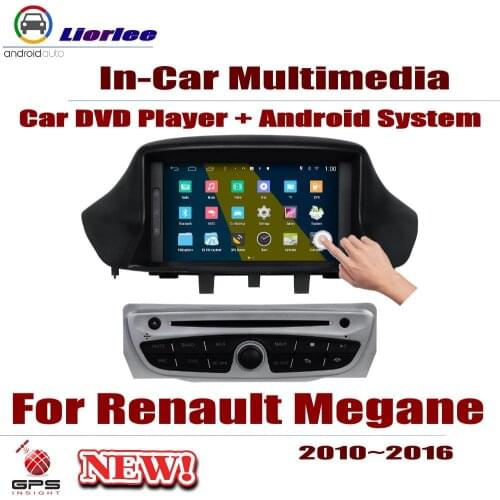 Car DVD Player For Renault Megane Scala III 2010 -2016 Screen GPS Navigation Android System Video Stereo