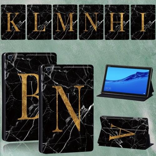 Tablet Case for Huawei MediaPad M5 Lite 10.1 Inch/MediaPad M5 10.8 Inch PU Leather Folding Stand Protective Cover+pen