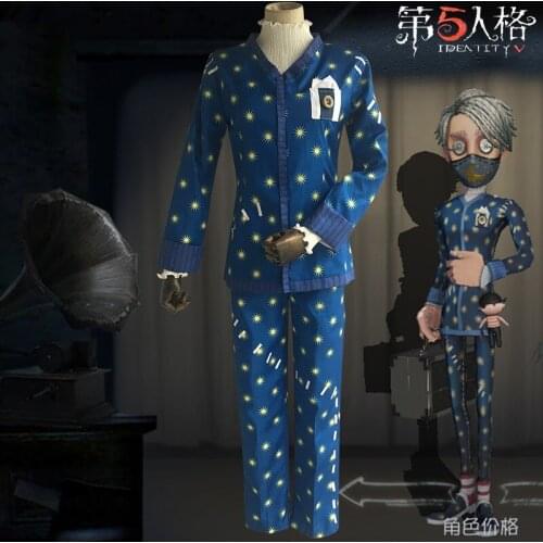 Enchanter Aesop Carl Dream man cos Identity V anime man woman cosplay High-quality costume full set Sweater + coat + pants