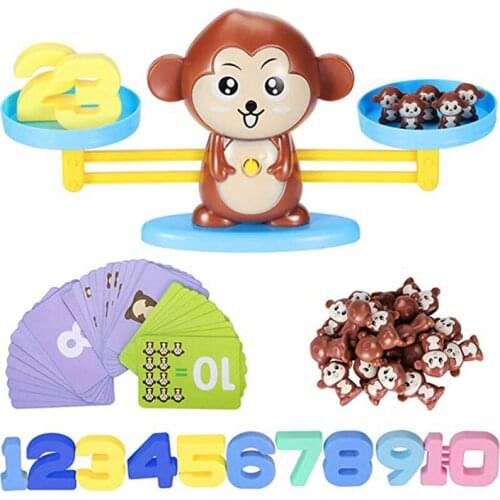 CoolToys Monkey Balance Cool Math Game for Girls & Boys | Fun, Educational Childrens Gift & Kids Toy STEM Learning Ages 3