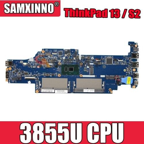 For ThinkPad 13 / S2 laptop motherboard DA0PS8MB8G0 has CPU 3855U DDR4 Test 100% Work FRU 01AY561 01AY551 01AY550 Mainboard