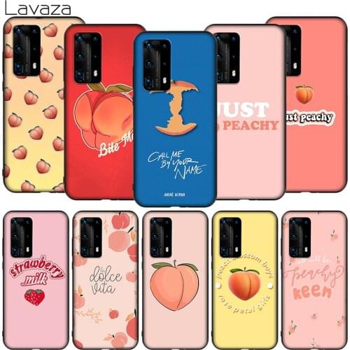 Lavaza K103 Peaches Soft Case for Huawei Mate Nova 2 2i 3 3i 4E 5 5i 5T Smart 6 7 10 20 30 SE Pro Lite
