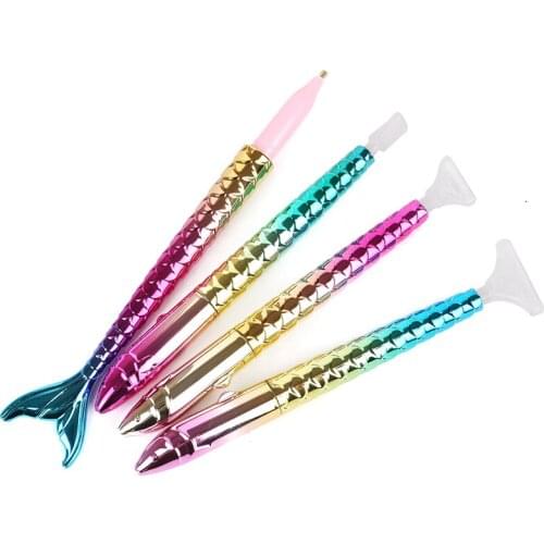 5D DIY Diamond Embroidery Mosaic Cross Stitch Point Drill Pen Mermaid Diamond Painting Accessories Pen Tool