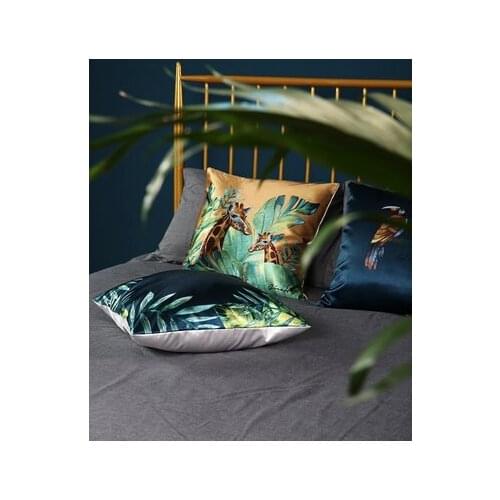 2019 New Arrive Ins pillow hot sale bed pillowcase Golden light luxury living room Pillowcase Soft Bed Pillow Case