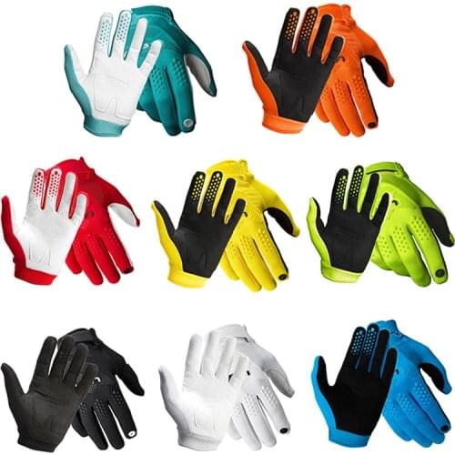 8 Colors MX Motocross Gloves Man ATV MTB BMX Dirt Bike Motorcycle Racing Gloves Full Finger Women Men Riding Cycling Sports 2020