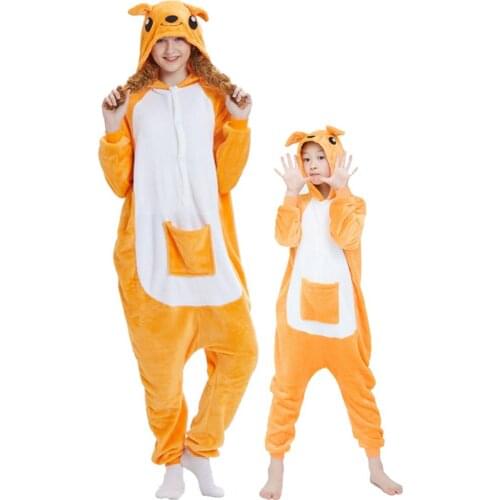 Unisex Blanket Sleepers Onesies Kids Kangaroo Pajamas For Children Animal Cartoon Baby Costume Winter Boy Girl Licorne Jumspuit