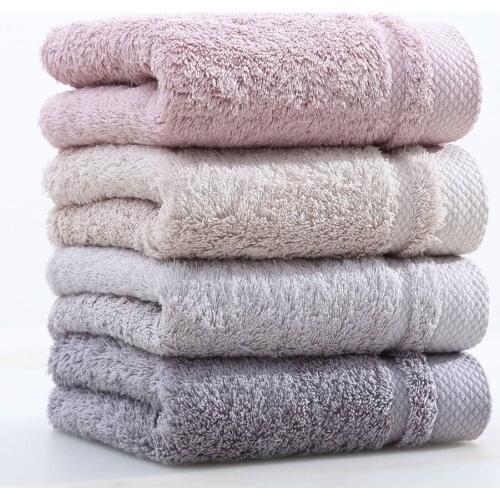Pure Cotton Face Towels Multiple Colors Availabler Combed Soft Fast Drying Adult Hair Towel Home Hotel Travel Bathroom Supplies