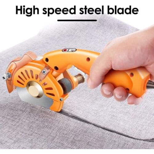 Adjustable Low Noise Speed Fabric Cutting Fabrics Machine Cutting Electric Rotating Scissors With Knife Sharpening Function Hob