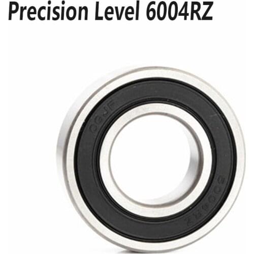 2pcs/lot 6004RZ Precision Level Deep Groove Ball Bearing 6004-RZ 6004RZ 20*42*12mm 20*42*12 High Quality High Speed Low Noise