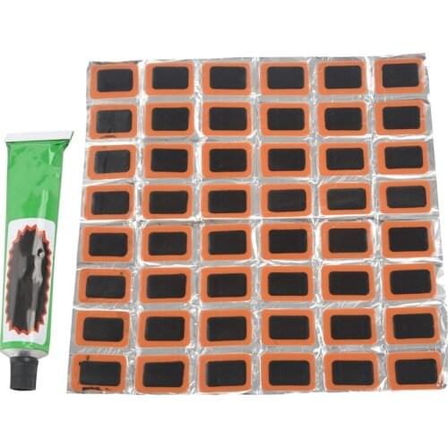48 pieces Black oval tire patch in rubber Bicycle tire glue Patches Wheel PATCH in rubber Bike Bicycle MTB Tubeless tire Repair