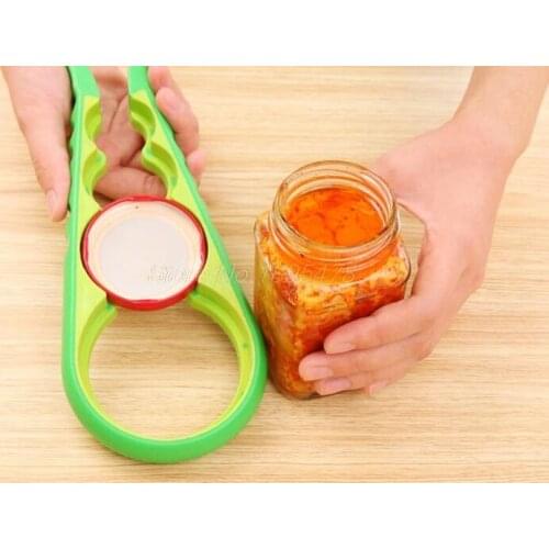 50pcs 4 in 1 Creative multifunction Gourd-shaped Can Opener Screw Cap Jar Bottle Wrench Kitchen Tool