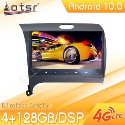 128GB Android Car Multimedia Stereo Player For KIA K3 2013 2014 Tape Radio Recorder Video Auto GPS Navi Head Unit No 2Din 2 Din