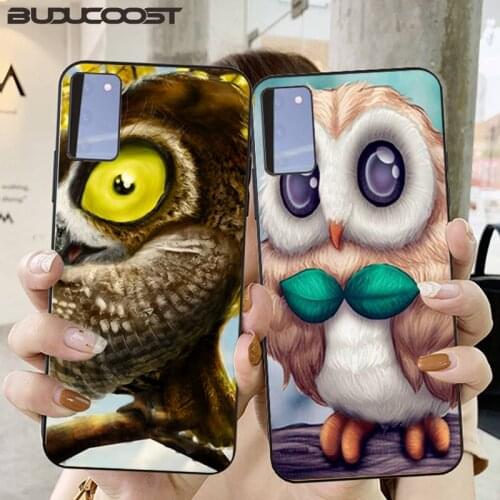 Cartoon owl Phone Case for Samsung S6 S7 edge S8 S9 S20 S21 S30plus ultra S21/S30 S10-5G lite 2020 S10E