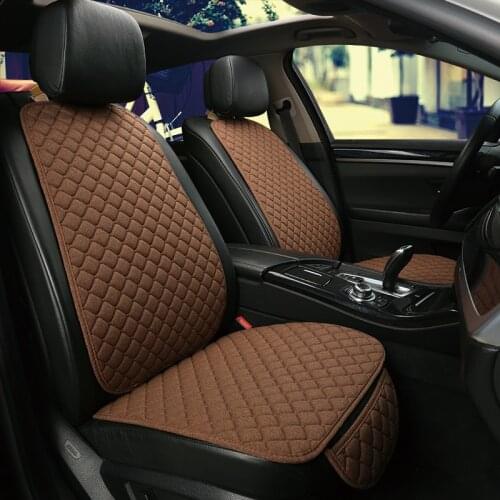 Linen Car Seat Cover Seat Cushion for VW Polo Golf Passat CC Touran Tiguan Toureg Touareg Phaeton T-ROC Multivan CAR Accessories