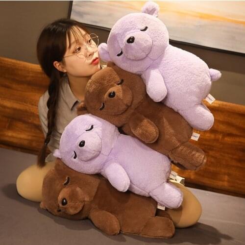 Cute soft teddy bear plush pillow cushion kawaii bear soft plush toys sleeping pillow cushion kids children gift
