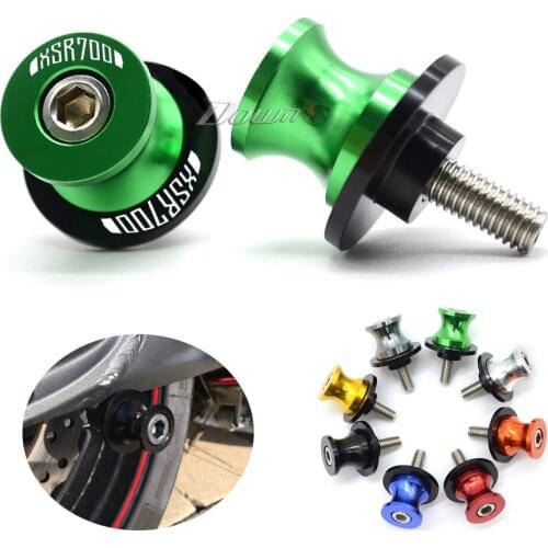 Motorcycle Swingarm Spools Slider 6mm Stand Screws For YAMAHA XSR 700-ABS XSR700 ABS 2016