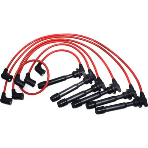 WOLFIGO Ignition Spark Plug Wire Set 77073878 CH76173 RCXX91 7707-3878 For Kia Optima Magentis Hyundai Tiburon Sonata Santa Fe