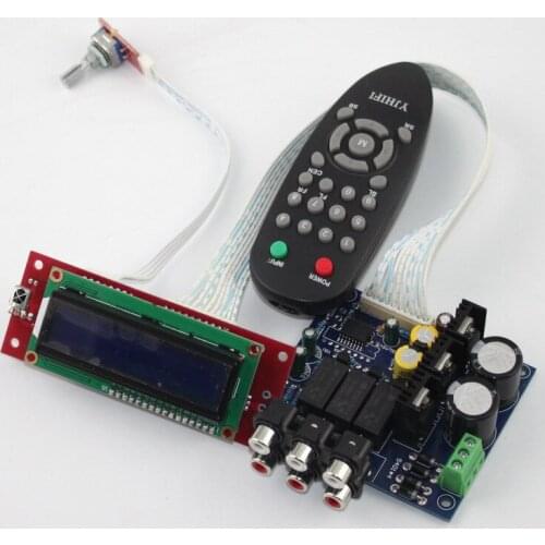 NEW version PGA2311 3 Channel Volume Remote Preamplifier board amp DIY kit
