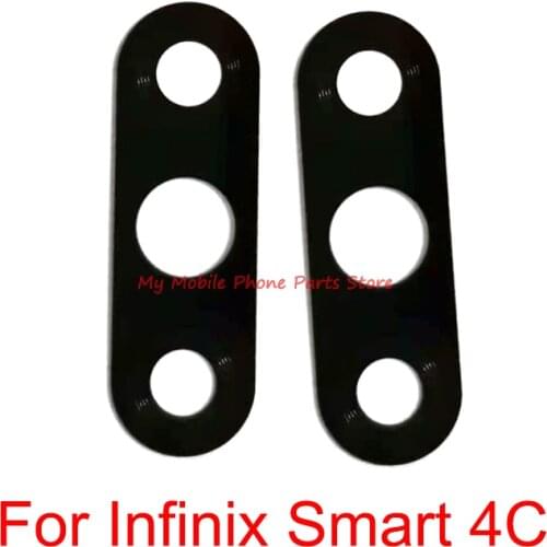 New Rear Back Camera Glass Lens Cover For Infinix Smart 4c Smart4C Back Camera Lens Glass With Glue Sticker Repair Parts