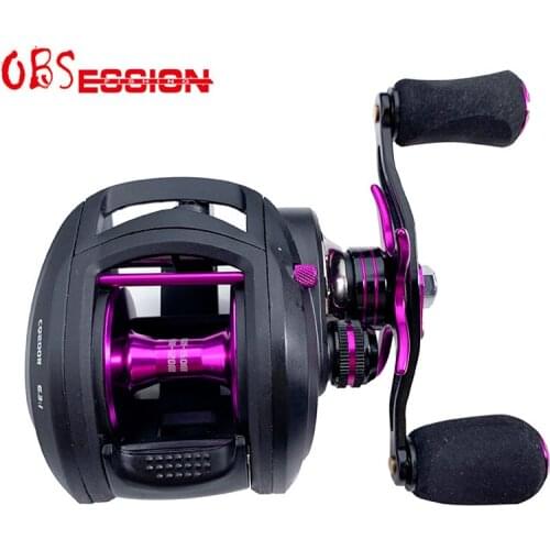 OBSESSION Bait Casting FISHING Reel 6.3:1 Max Drag 10kg Saltwater Long Casting Magnetic Force Jigging Reel Trolling Fishing Reel