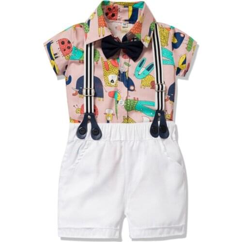 Baby Boy Clothes Fashion Boys Set Toddler Fashion Newborn Party Kids Baby Boy Clothes Set Summer 2020 100% Cotton Infant Outfits