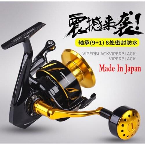 Made CW3000- CW10000 Spinning Jigging Reel Spinning reel 10BB Alloy reel 35kgs drag power